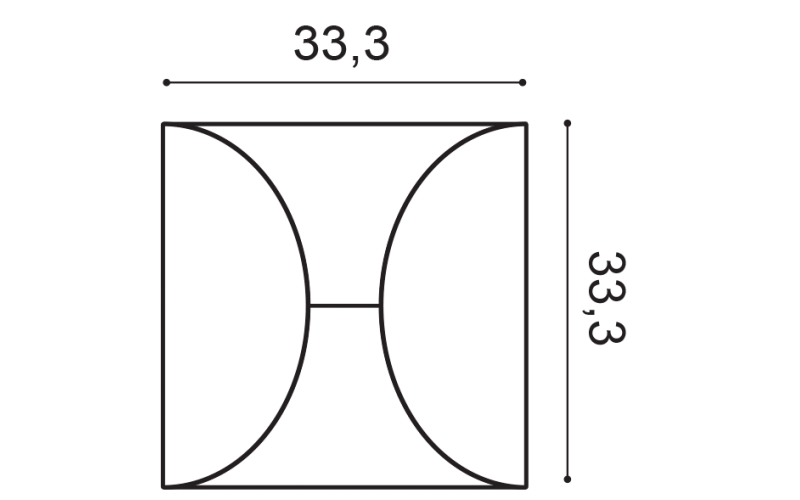 Стеновая панель Orac W107 CIRCLE
